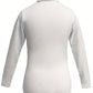 Witte Slim Fit Ruche Blouse - Emma