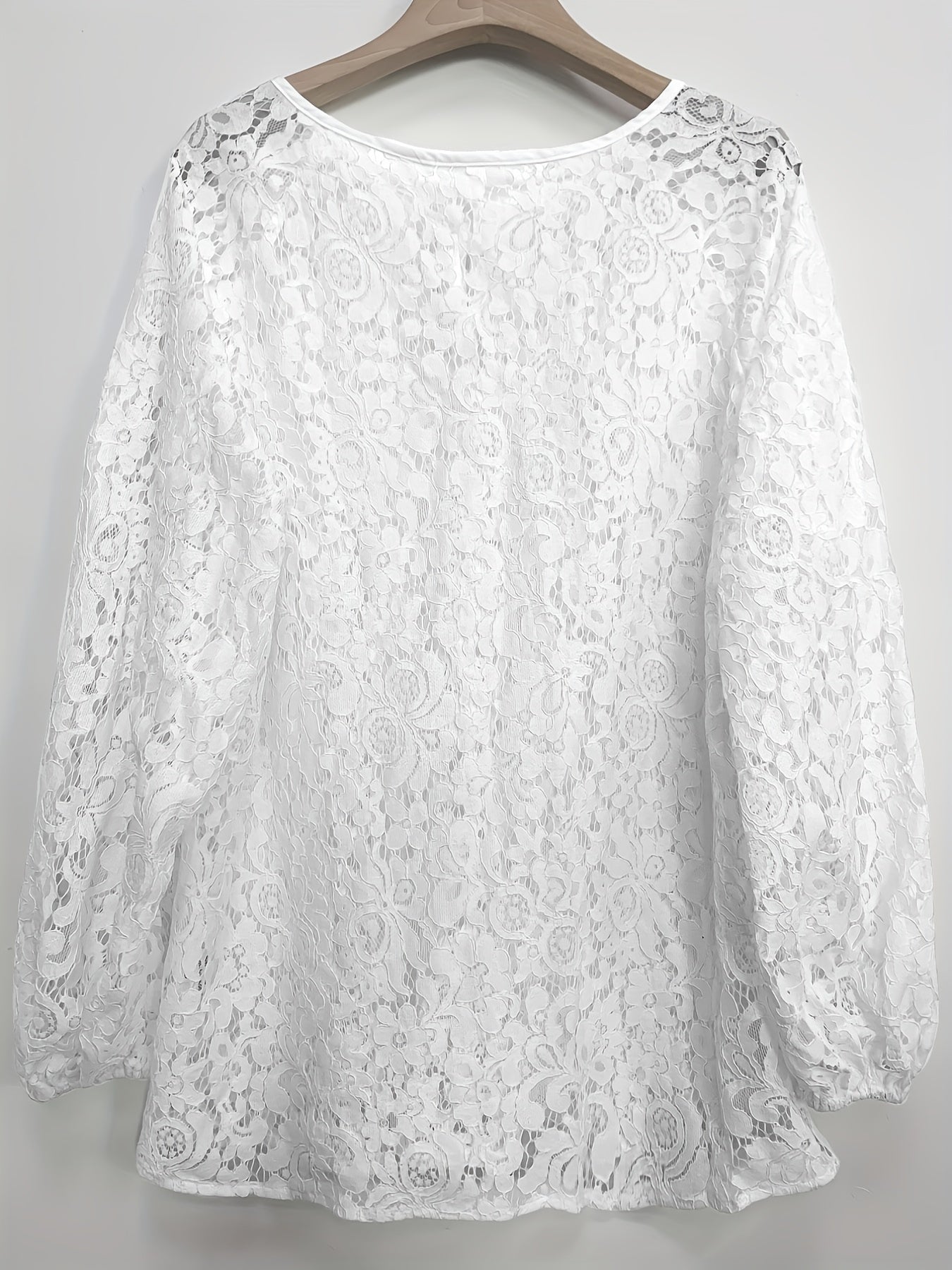 Witte Kanten Blouse - Elin