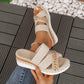 Beige Orthopedische Gevlochten Sandalen - Liv