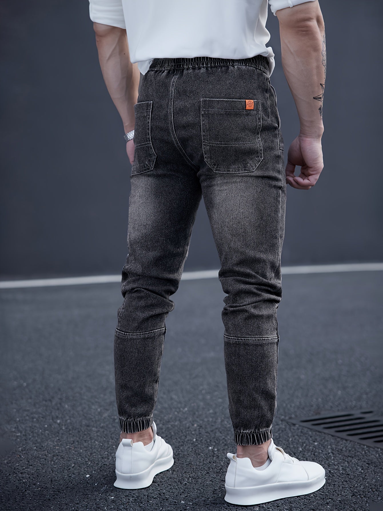 Zwarte Tapered Jeans - Jeroen