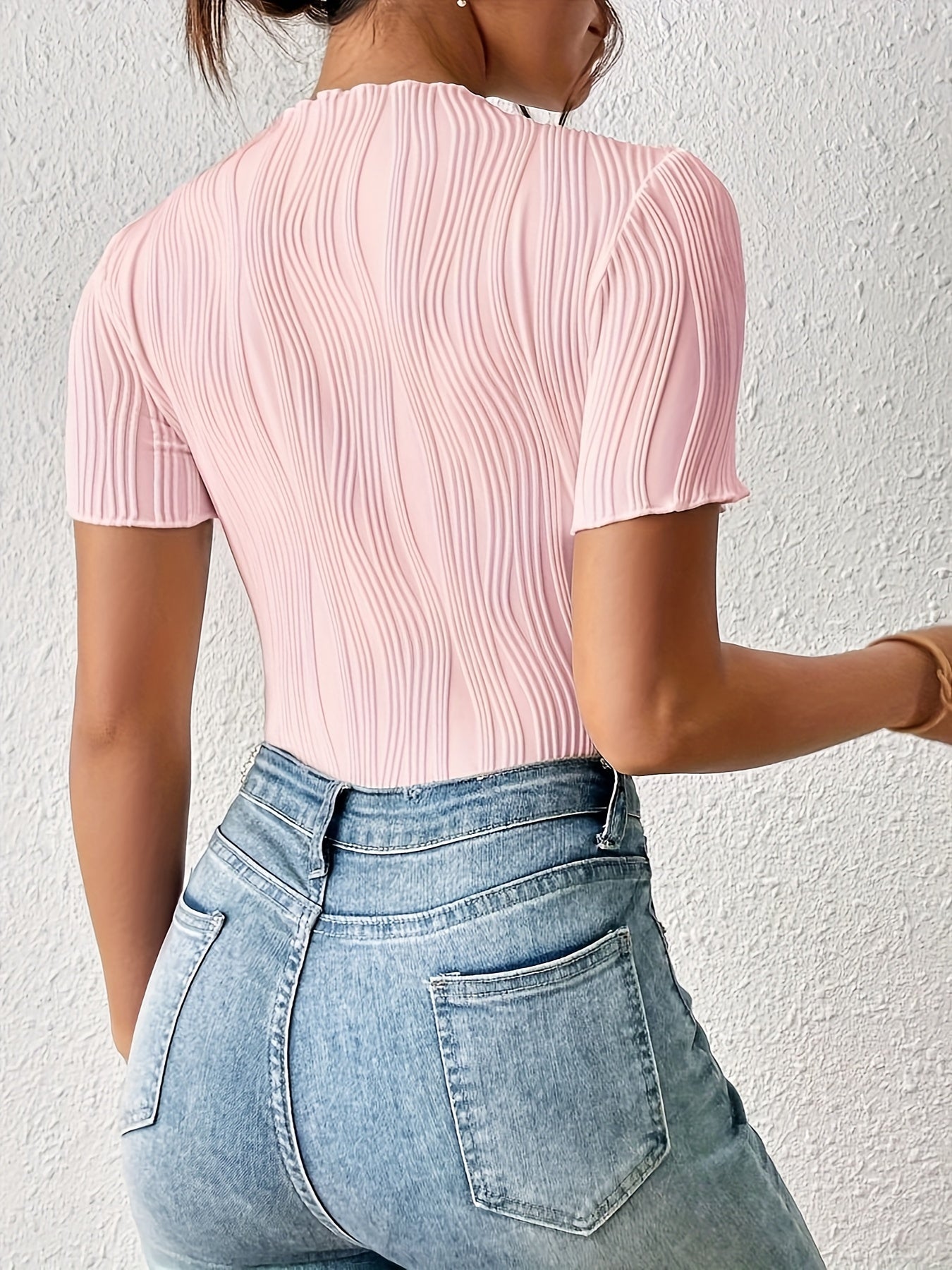 Roze Frill Bodysuit - Mila