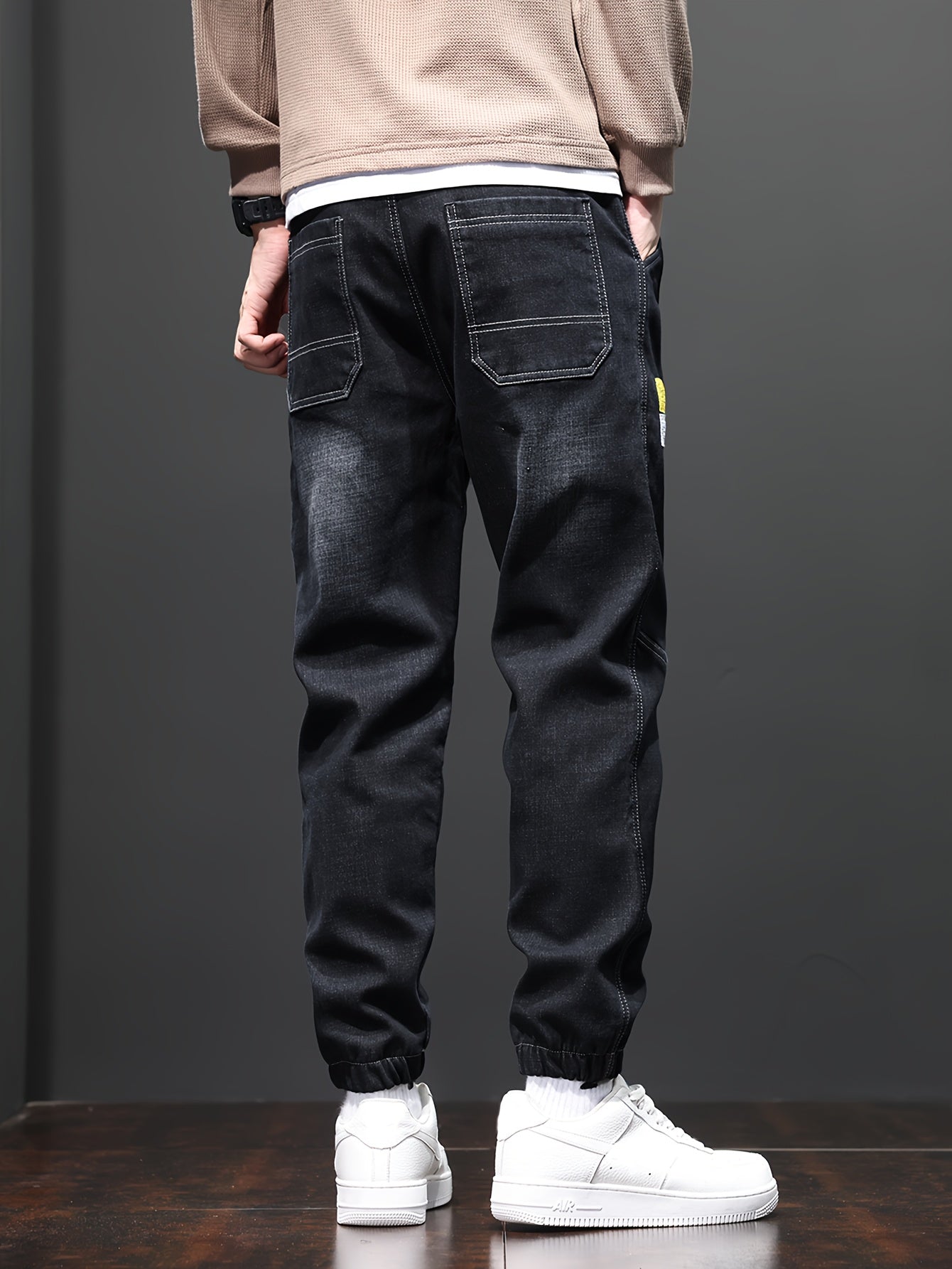 Grijze Cropped Jeans - Noah