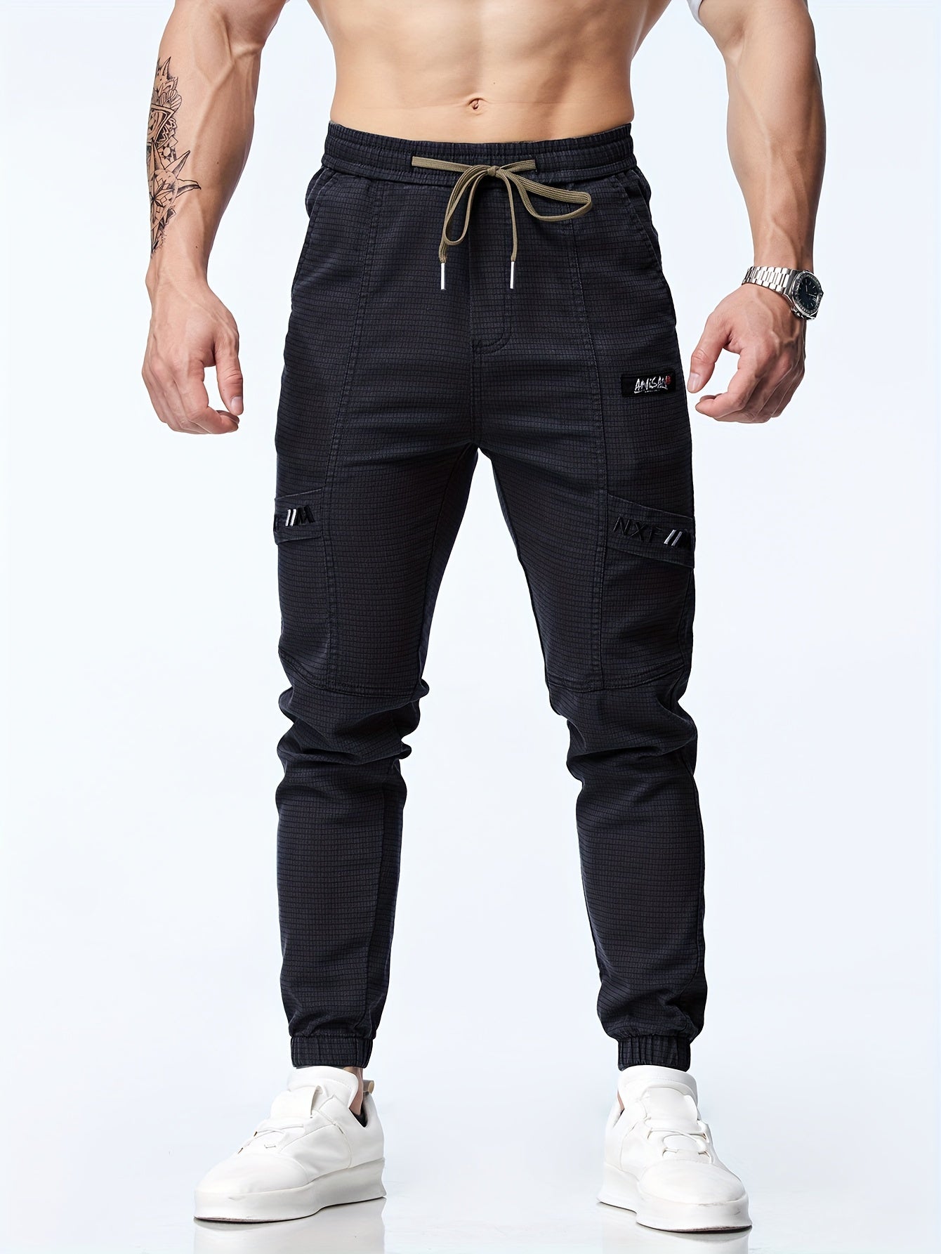 Groene Tapered Joggers - Max