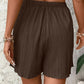 Khaki Elegante Zomer Short - Emma