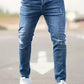 Blauwe Slim Fit Jeans - Sam