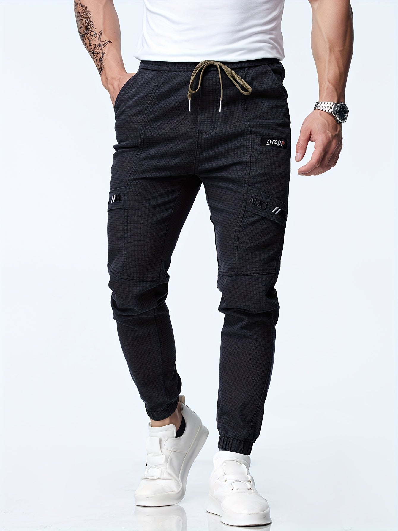 Groene Tapered Joggers - Max