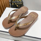 Beige Ster Flip Flops - Isla