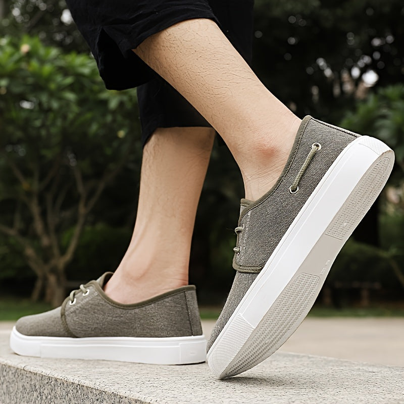 Grijze Orthopedische Canvas Sneakers - Oliver