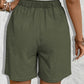 Groene Hoge Taille Shorts - Jade