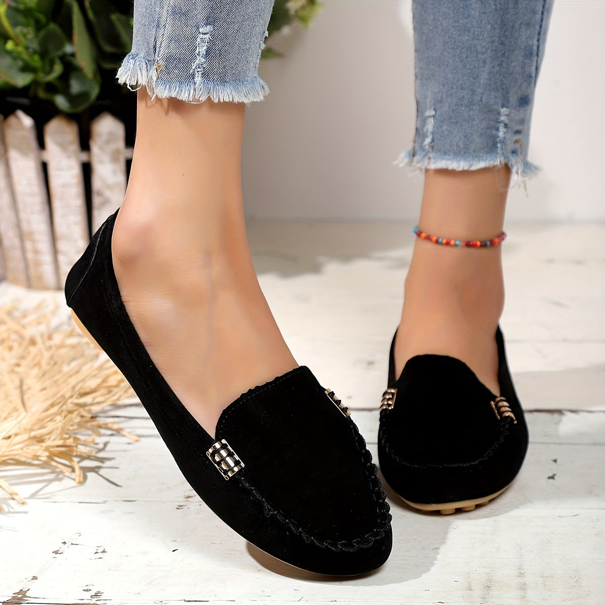 Zwarte Loafers - Emma