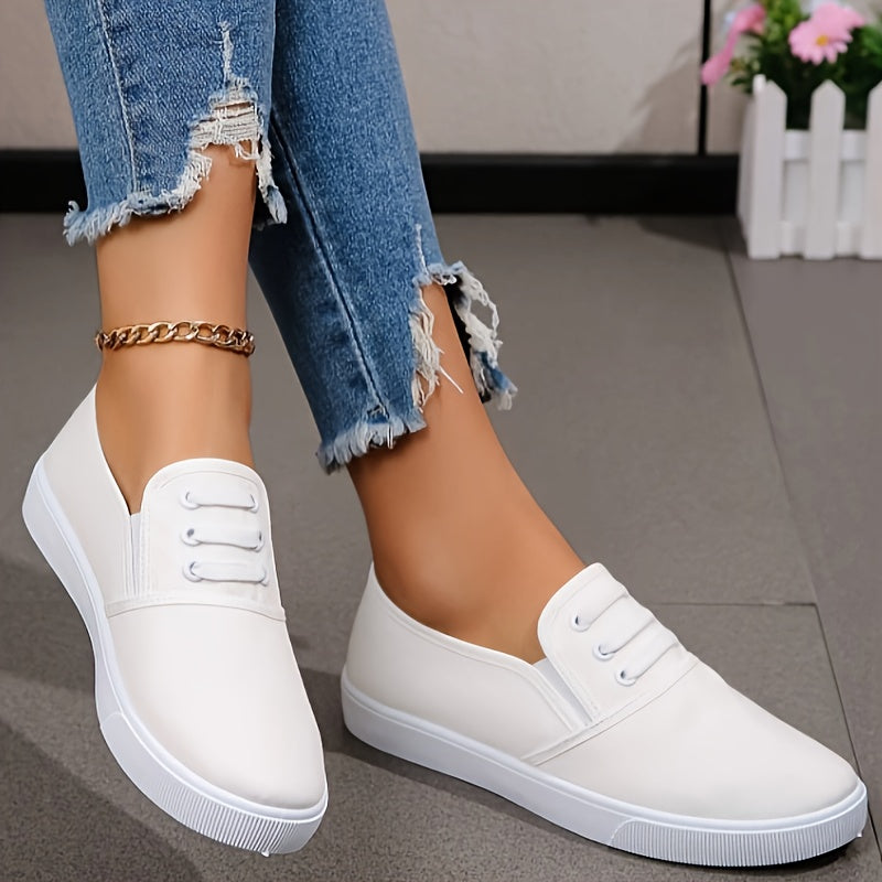 Witte Minimalistische Sneakers - Livia