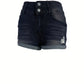 Lichtblauwe Gerafelde Denim Shorts - Emma