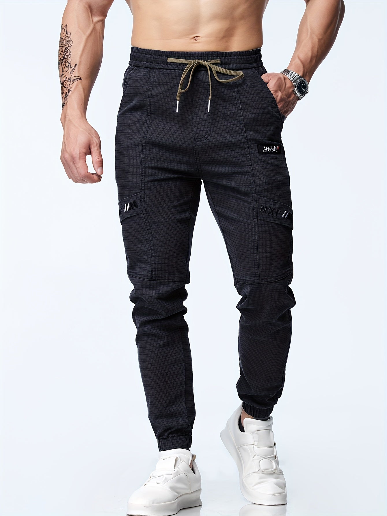 Groene Tapered Joggers - Max