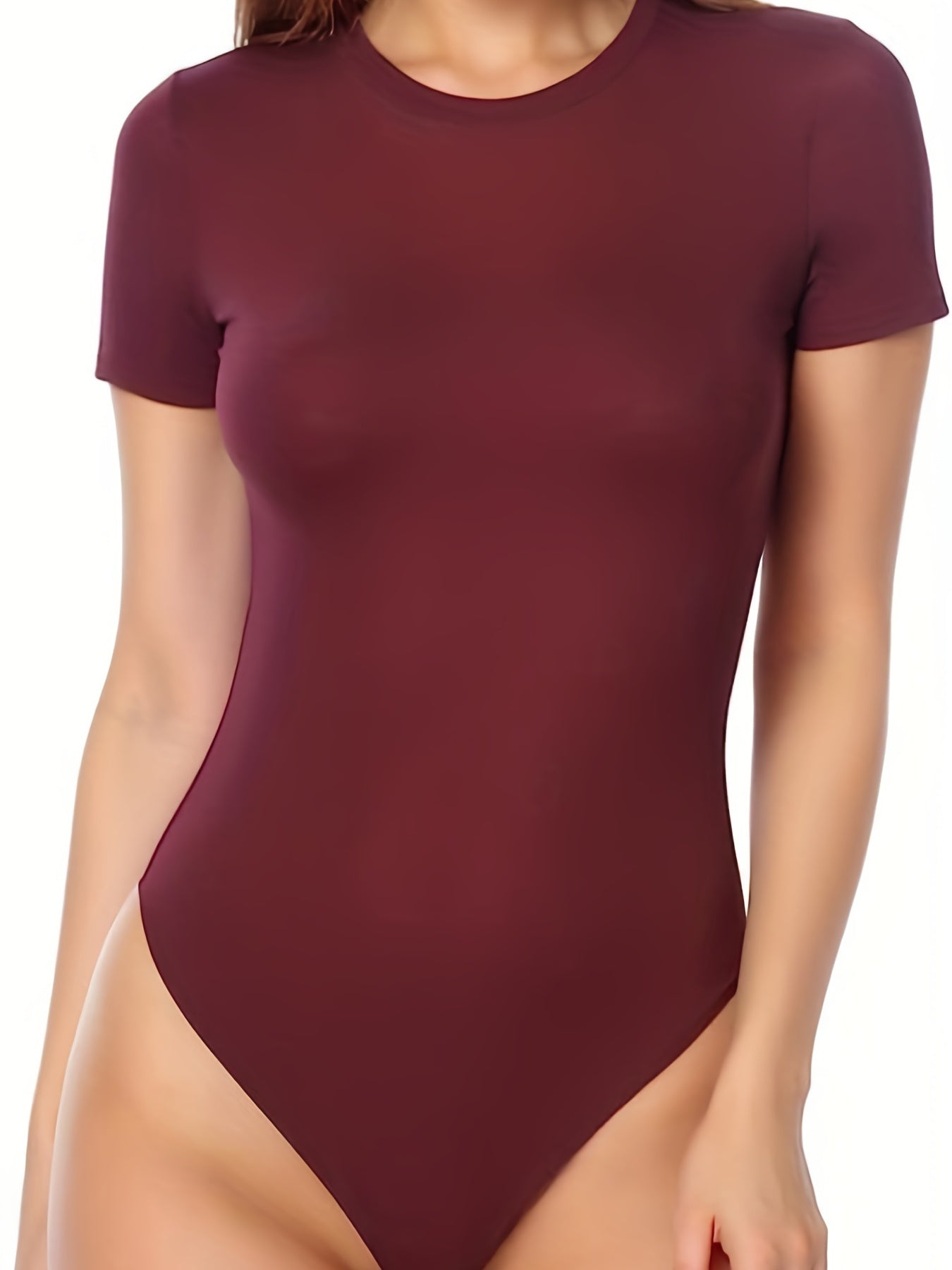 Zwarte Korte Mouw Bodysuit - Emma