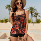 Paarse Bloemen Tankini - Iris