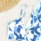 Contrastkleurige Bikini Set Blauw - Mila