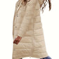 Gezellige Chic: Dames Hooded Puffy Jas - Elegante Warmte voor de Winter