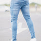 Skinny Gescheurde Jeans Blauw - Jasper