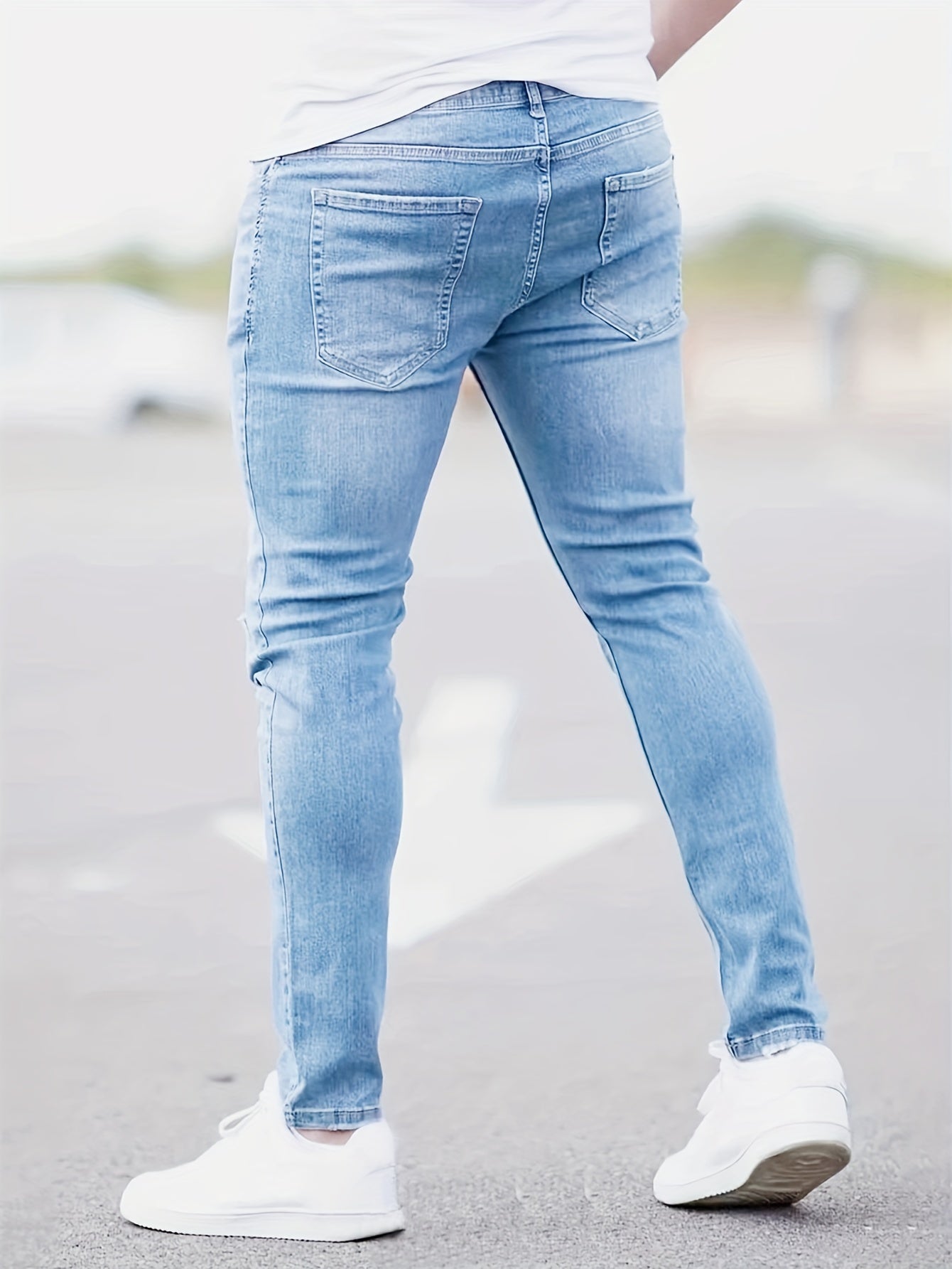 Skinny Gescheurde Jeans Blauw - Jasper