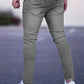 Gescheurde Skinny Jeans Helder Staalblauw - Alex