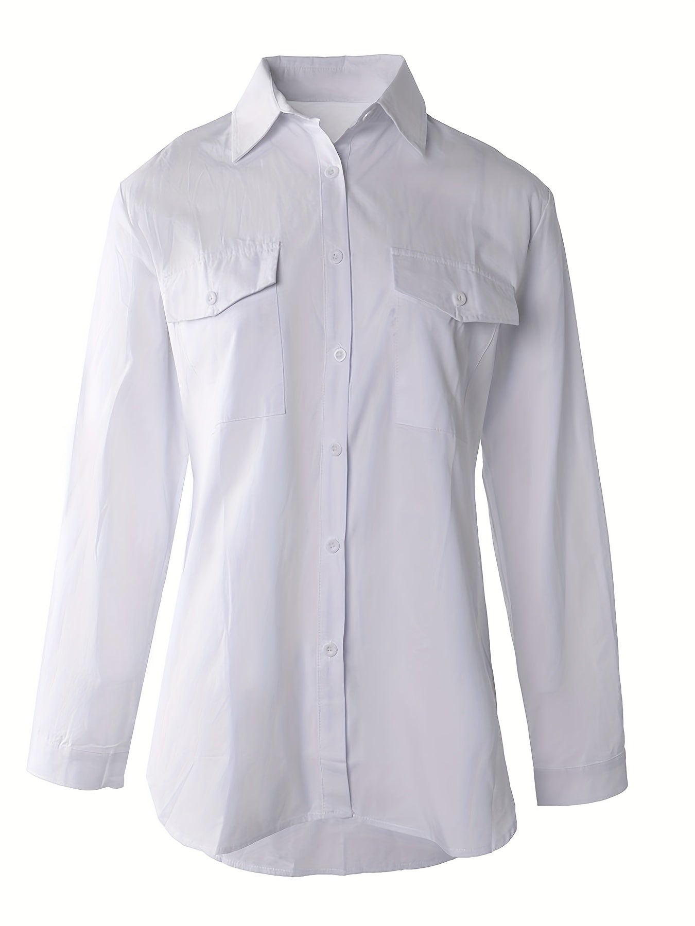 Witte Kantoorblouse - Lara