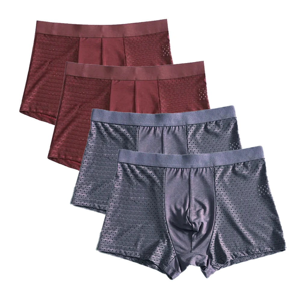 Max - Boxershorts in Grijs en Zwart