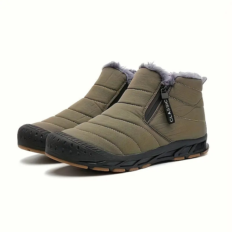 Zermatt Bliss: Waterdichte Winter Damesschoenen met Fleece Comfort