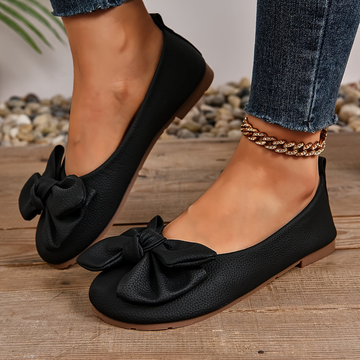 Zwarte Elegante Flats - Ava