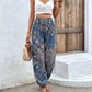 Bruine Boho Broek met Etnische Print - Sara