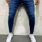 Slim Fit Katoenen Jeans Zwart - Noah