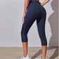 Roze High Waist Mesh Capri Leggings - Sofia