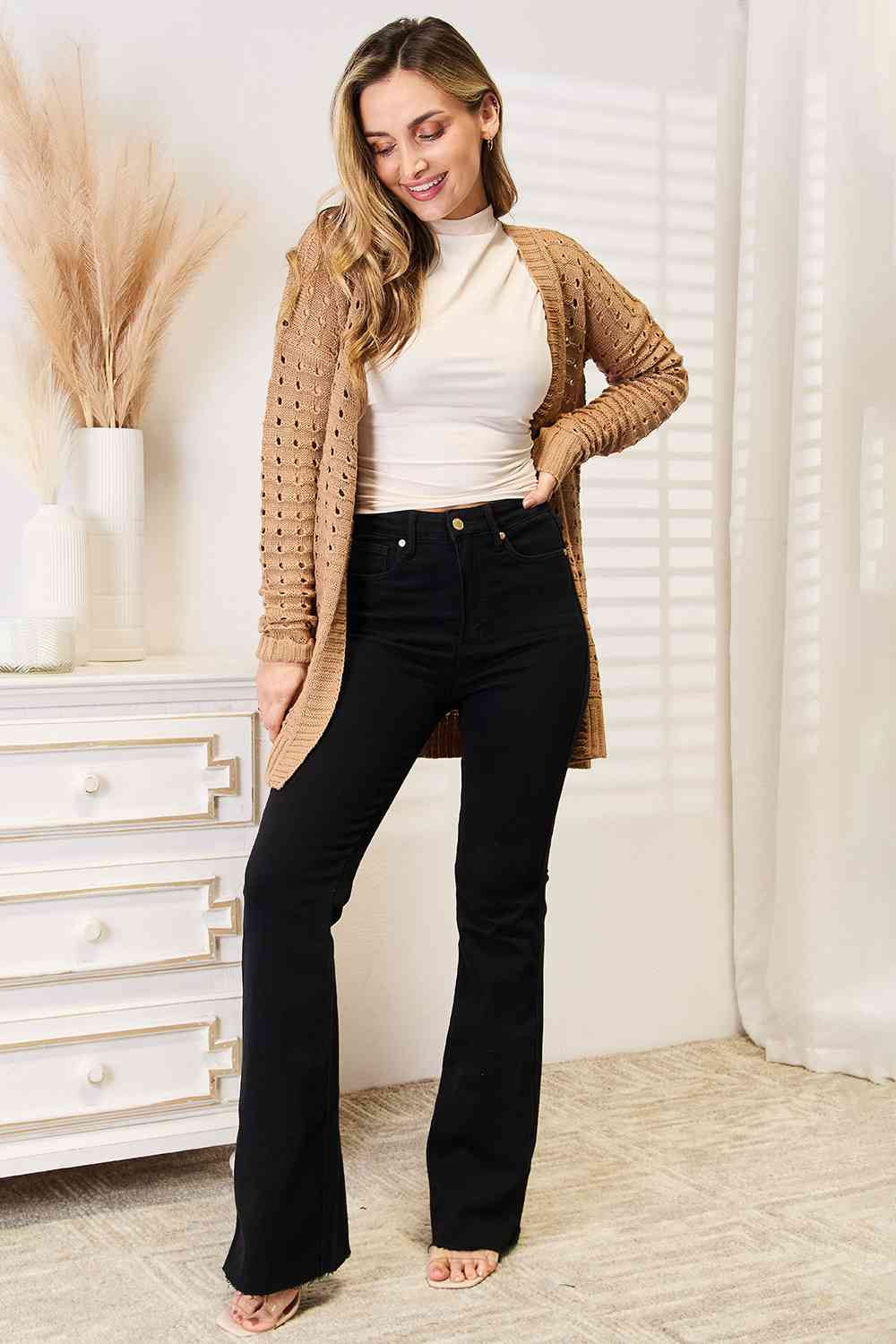 Chic Ribbel Cardigan: Elegant & Tijdloos