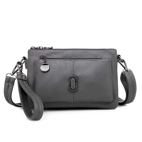 Elegante Lederen Crossbody: Ruim & Stijlvol voor Dagelijkse Elegantie