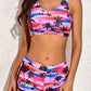 Zwarte Tropische Tankini Set - Lina