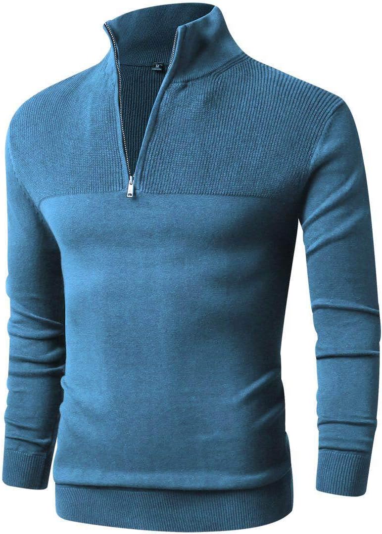 Essentiële Heren 1/4 Zip Pullover - Stijl & Comfort Verenigd