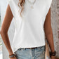 Wit Cap Sleeve T-Shirt - Alina