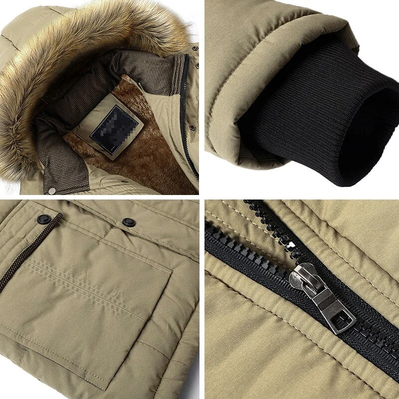 LuxeWarmte Bontgevoerde Parka - Ultiem Comfort & Stijl in de Winter