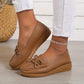 Beige Loafers met Strik - Mila