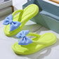 Zwarte Orthopedische Teenslippers met Strik - Lotte