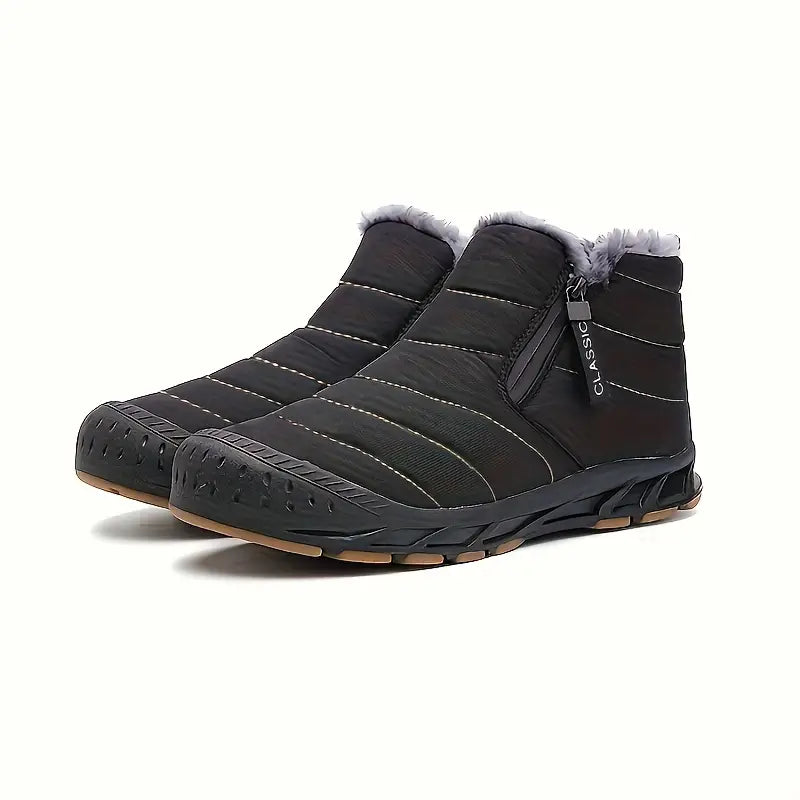 Zermatt Bliss: Waterdichte Winter Damesschoenen met Fleece Comfort