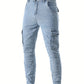 Lichtblauwe Skinny Jeans - Jens