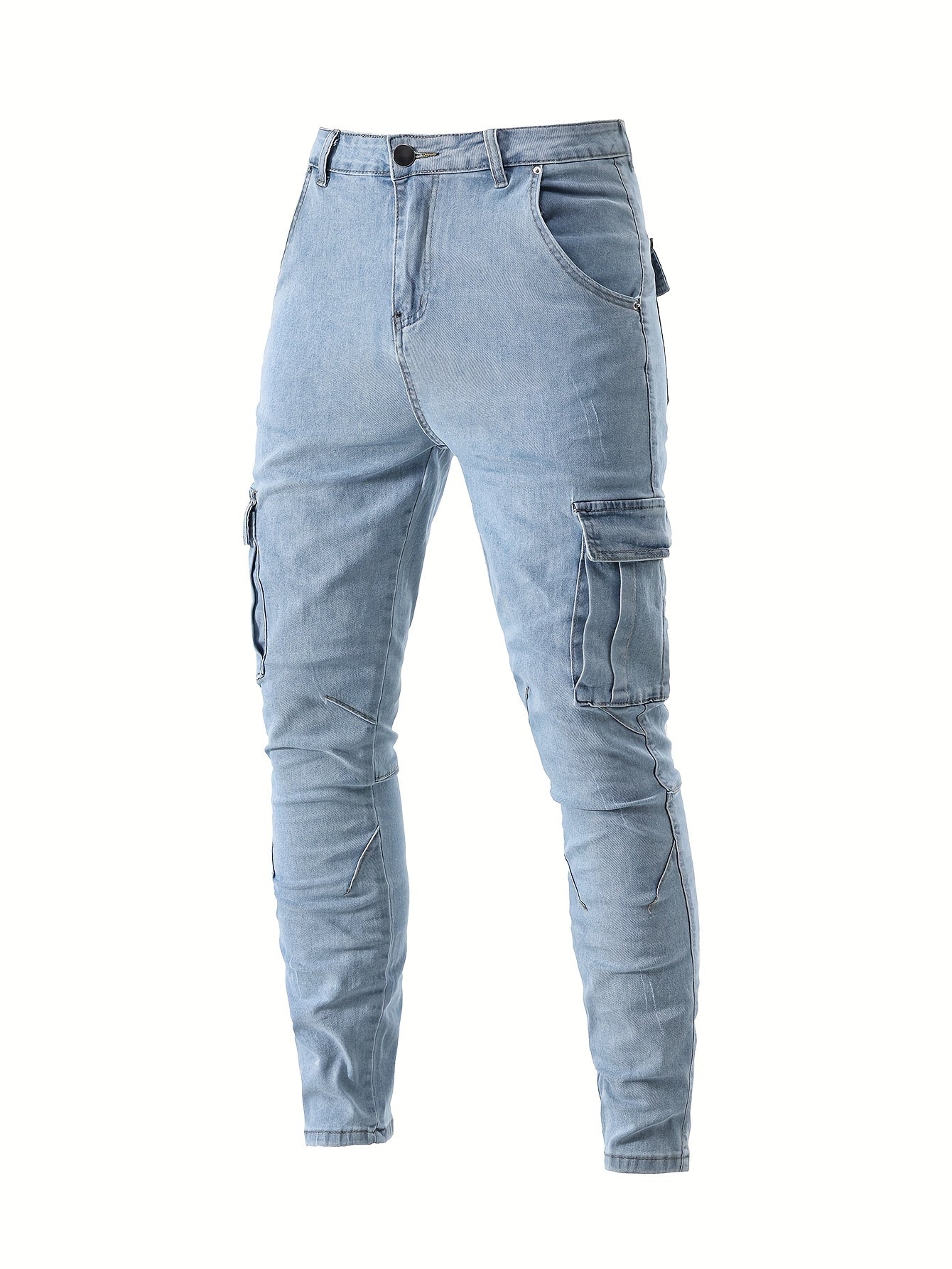 Lichtblauwe Skinny Jeans - Jens