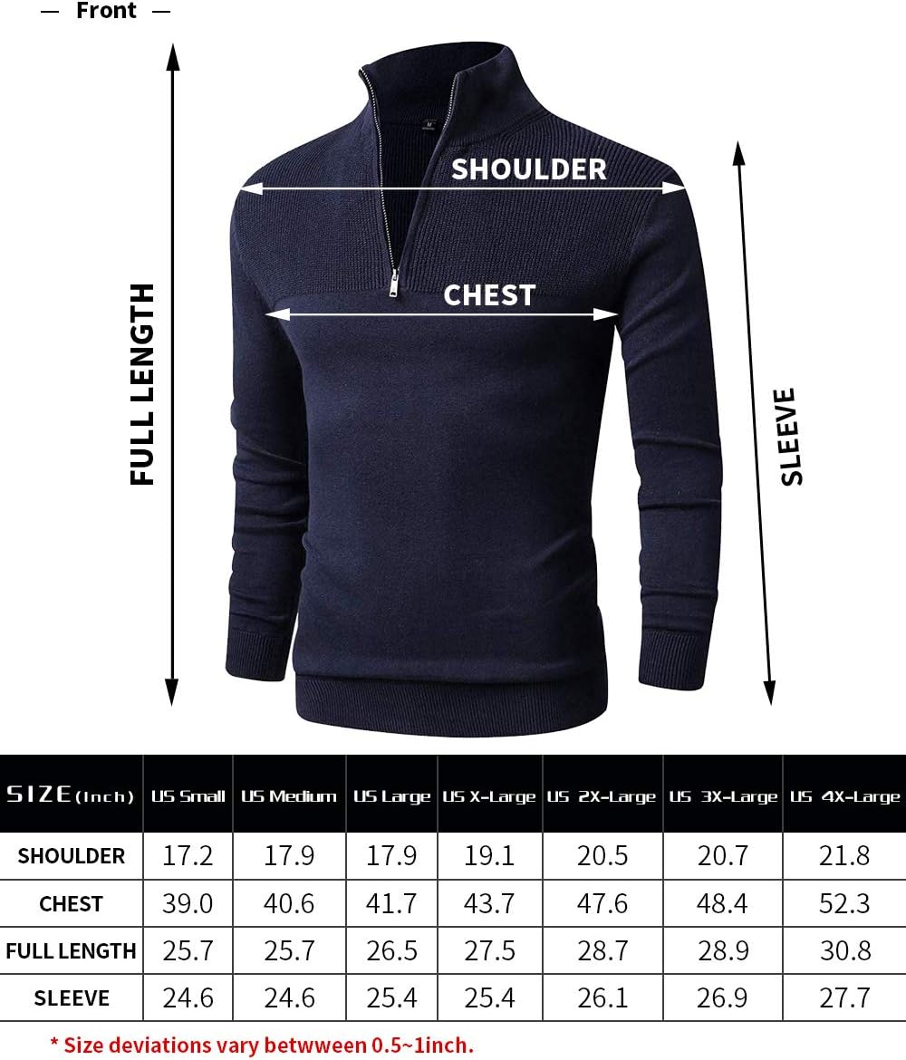 Essentiële Heren 1/4 Zip Pullover - Stijl & Comfort Verenigd