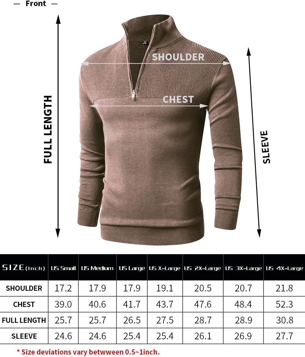 Essentiële Heren 1/4 Zip Pullover - Stijl & Comfort Verenigd