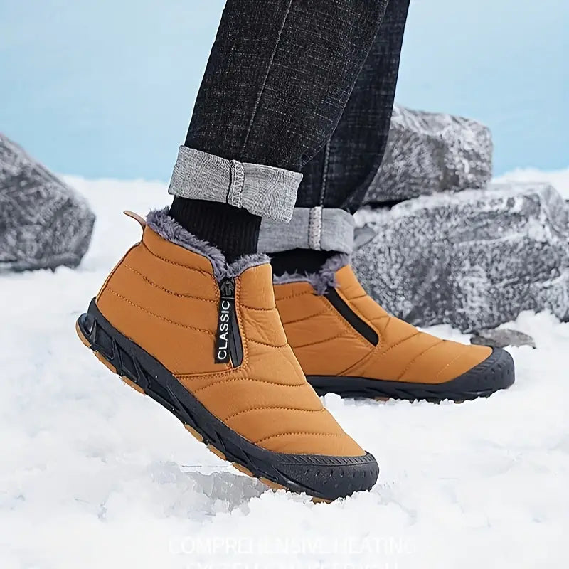 Zermatt Bliss: Waterdichte Winter Damesschoenen met Fleece Comfort