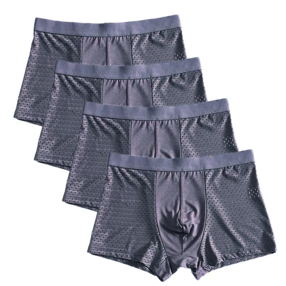 Max - Boxershorts in Grijs en Zwart