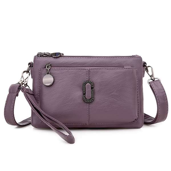 Elegante Lederen Crossbody: Ruim & Stijlvol voor Dagelijkse Elegantie