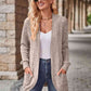 Comfort Stretch Open Front Cardigan met Zakken