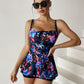 Paarse Bloemen Tankini - Iris