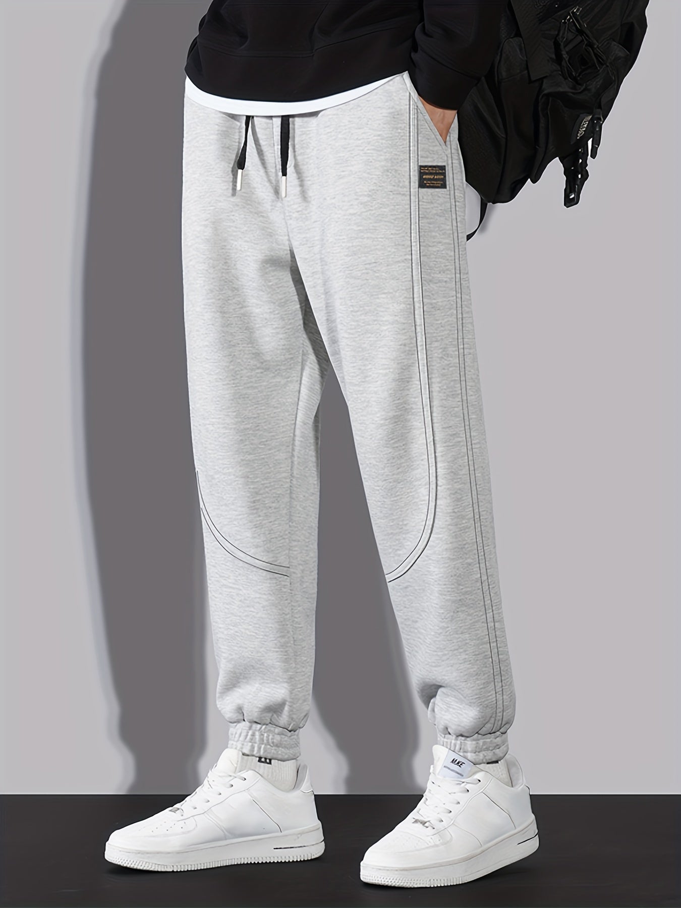 Zwarte Casual Joggingbroek - Niels